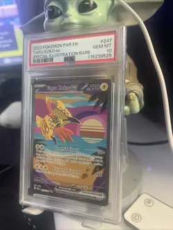 PSA 10 Tapu Koko ex 247/182 Special Illustration Rare SIR Pokemon Paradox RIft - Image 3