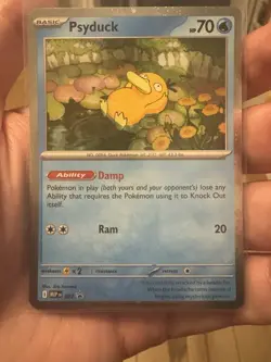 Pokemon TCG Psyduck MEP 007 Mega Evolution Blister Promo - Image 1