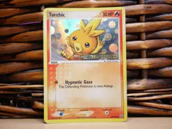 Pokemon TORCHIC 69/106 REVERSE HOLO | MP Moderate Play | EX Emerald | 2005 - Image 1