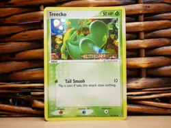 Pokemon TREECKO 70/106 REVERSE HOLO | LP Light Play | EX Emerald | 2005 #1 - Image 1