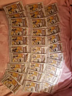 Pokemon 25th Anniversary General Mills Booster Packs Stamped Pikachu (1 Pack) - Image 1