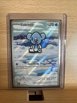 Pokemon TCG Cubchoo Black Bolt 109/86 Secret Illustration Rare Holo - Image 1