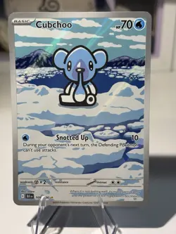 Pokemon 2025 Scarlet & Violet Black Bolt Cubchoo #109/086 IR Near Mint - Image 1
