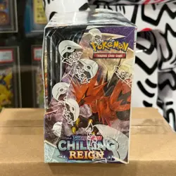 Pokemon TCG Sword & Shield Chilling Reign Booster Box - 36 Packs Sealed - Image 2