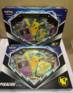 Pokemon Pikachu V Box Factory Sealed - Lot Of 2 - Image 1