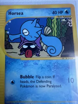 Horsea 84/147 Aquapolis WOTC Vintage Pokemon 2002 - Image 2