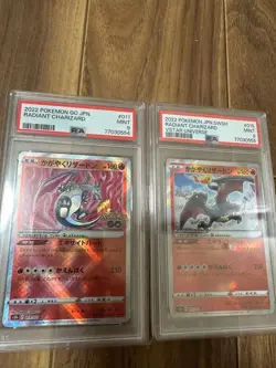 Pokemon card Shining Charizard Japanese anime manga card battle game PSA9 - Image 1