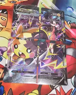 Morpeko V-Union 4 Card Set SWSH287-290 Black Star Promo Pokemon TCG Cards - Image 1