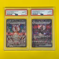 【FAST】PSA 10 Charizard ex SAR 349/190 & SV4a 134/108 SV3 Pokemon Card Japanese - Image 1