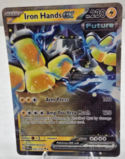 Pokemon Card TCG: Iron Hands EX #031/131 Scarlet Violet Prismatic Evolutions - Image 1