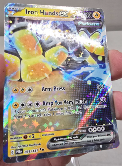Pokemon Card TCG: Iron Hands EX #031/131 Scarlet Violet Prismatic Evolutions - Image 2