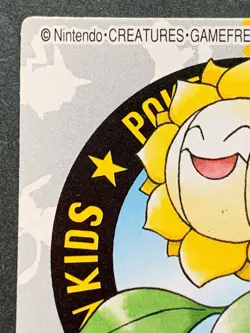 Pokemon Kid's mini card Sunflora NO.166 2001 Pokemon TCG Japan BANDAI NINTENDO - Image 2