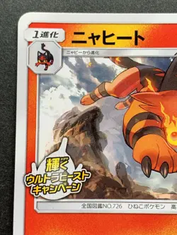 Pokemon card Torracat 205/SM-P Promo 2018 Pocket Monster Nintendo Japanese Rare - Image 2