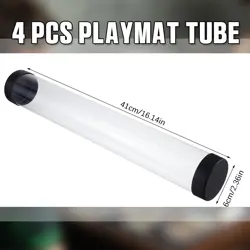 4 Pcs Playmat Tube Round Compatible with MTG Play Mat Holders 16.14 Inch Play... - Image 2