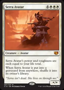 Serra Avatar - Light Play MTG Commander 2014 Edition - Image 1