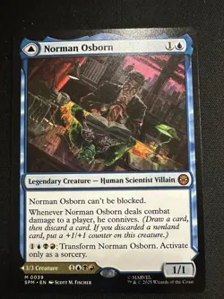 MTG Norman Osborn / Green Goblin Marvel's Spider-Man 2025 Foil - Image 3