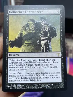 GERMAN Fbb Infernal Tutor Dissension + Slaughter Pact • Mtg (1804) - Image 2