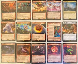MTG Final Fantasy EDH Commander Deck Builder Red Bundle + Starting Town - Image 1