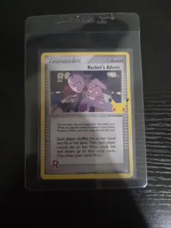 Pokemon TCG Rockets Admin 86/109 Celebrations 25th Anniversary Holo Rare NM - Image 1
