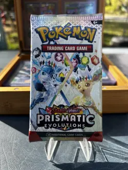 Pokemon Prismatic Evolutions Booster Pack - 10 Cards/Pack - Random Art - SEALED - Image 1