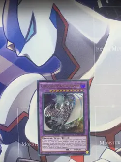 YUGIOH CHIMERATECH MEGAFLEET DRAGON LEDD-ENB00 1ST ULTRA - Image 1