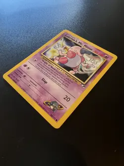 Sabrina’s Mr. Mime 94/132 Gym Heroes Unlimited 2000 Pokemon Card Common NM - Image 3