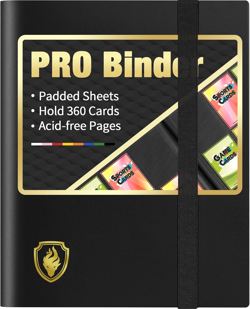 Heavy Duty Card Binder, 9 Pocket Trading Card Binder Holds 360 Cards, Sleek ... - Image 4
