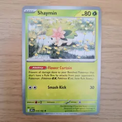 Pokemon TCG Destined Rivals Shaymin Card 010/182 Common - Image 1