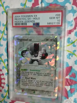 Pokemon Card Ex Hidden Legends #99 Registeel Ex PSA 10 GEM MINT 2004 Vintage - Image 1