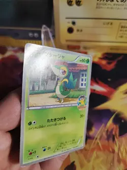 Pokemon Karte Card Snivy Serpifeu BW Promo Pokemon Center Ito Yok japanese Good- - Image 4
