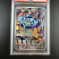 PSA 10 Squirtle 148/142 Pokemon Stellar Crown Full Art Rare Graded Card - Image 3