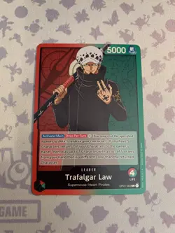Trafalgar Law - OP01-002 - Leader - Near Mint - English - One Piece Card Game - Image 1