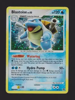 Blastoise Holo Bleed DP Secret Wonders 2/132 - Pokemon Card ENG 2007 - Image 1