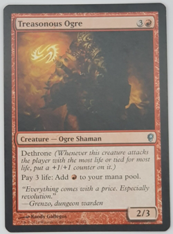 Magic The Gathering - Treasonous Ogre Card - Conspiracy - Image 1
