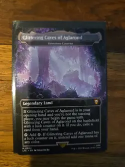 Magic the Gathering Glittering Caves of Aglarond Lord of the Rings Regular Card - Image 1