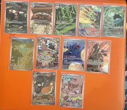 Pokemon TCG Destined Rivals - illustration Rare bundle ( 11 Cards) - All NM - Image 1