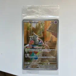 Mimikyu SVP 075 New & Sealed Promo Pokemon Card Paldean Fates - Image 1