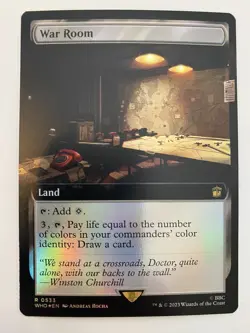 War Room *FOIL* EXT ART Doctor Who MTG NM/MT Combine Shipping -TCGshowcase- - Image 1