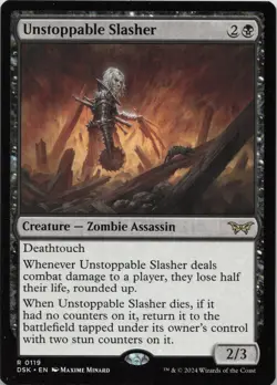 Unstoppable Slasher (0119) R Duskmourn: House of Horror 119 - LP - Image 1