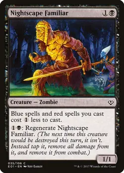 1x Nightscape Familiar NM Eng MTG - Archenemy Nicol Bolas - Image 1