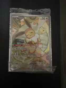 Sealed 2025 Pokemon Scarlet and Violet Prismatic Evolutions Promo #173 Eevee - Image 1