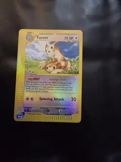 Furret 48/147 Aquapolis E-Reader Pokemon Reverse Holo Foil Rare LP - Image 1