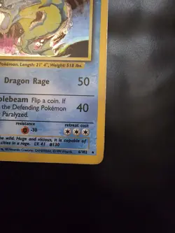Pokemon Gyarados TCG 6/102 Base Set Holo Rare Moderately Played - Image 5