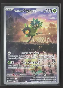 Pokemon Scarlet & Violet Black Star Promos Teal Mask Ogerpon - 123 promo #123 - Image 1