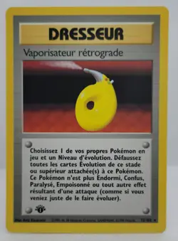 Carte Pokemon Vaporisateur retrograde 72/102 set de base 1999 ED 1 FR NEAR MINT - Image 1