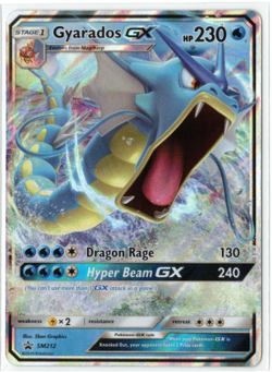 Pokemon Hidden Fates Gyarados GX SM212 Promo Near Mint - Image 1