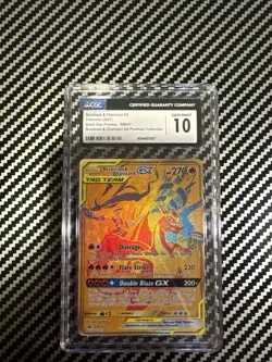 CGC 10 Reshiram & Charizard GX - SM247 - Pokemon SM Promos #SM247 Promo - Image 1
