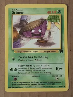 Pokemon Grimer 57/82 Team Rocket Near Mint See Pictures - Image 1