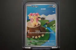 Pokemon TCG Audino 2025 Holo Black Bolt Illustration Rare Card 151/086 - Image 1