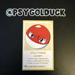 Peru Baby Set Pokemon Card Voltorb - Image 1